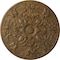 Ekena Millwork Baile Ceiling Medallion (Fits Canopies up to 6"), Hand-Painted Rubbed Bronze, 31 1/4"OD x 2 1/4"P CM31BARZS - alternate 1